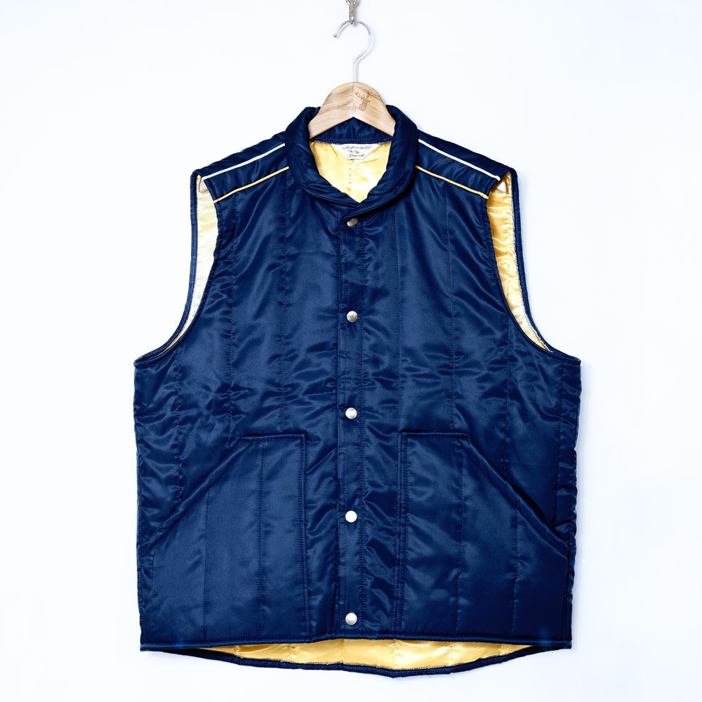 ANDFAMILY'S ɥեߥ꡼/  Quilting Work Vest, NAVY