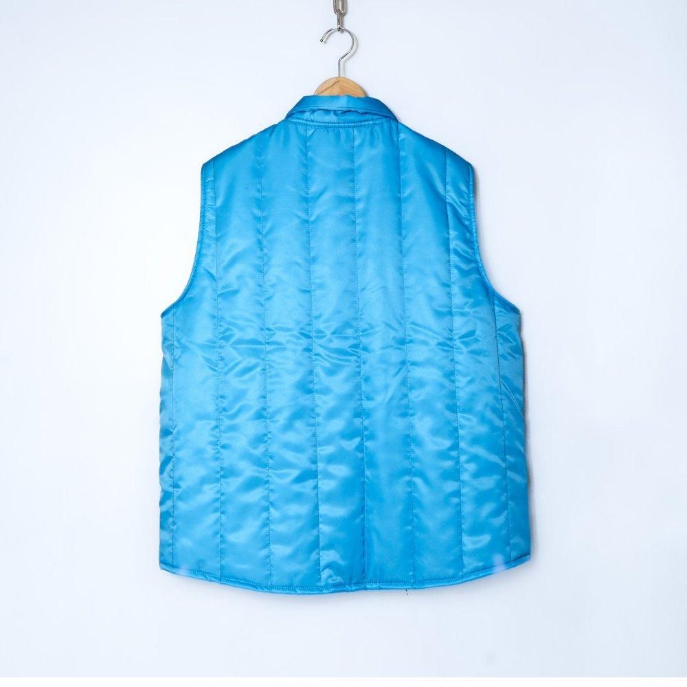 ANDFAMILY'S アンドファミリー/ Quilting Work Vest, LIGHT BLUE