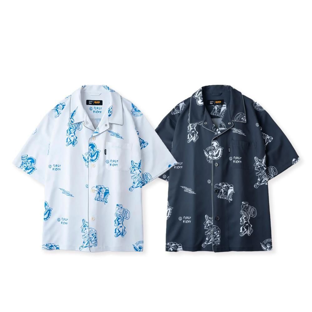 BLUCO ブルコ / POOLSIDE SHIRT S/S -TATTOO-