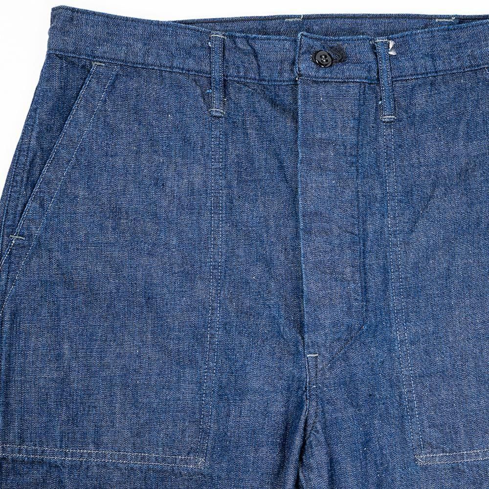 WORKERS K&TH ワーカーズ/ USN Baker Vintage Fit, Brown Back Denim