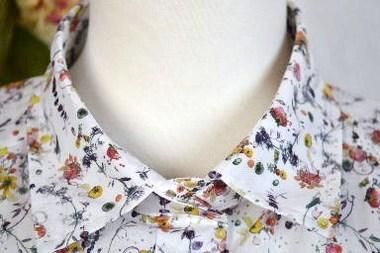 Parkes(パークス)LIBERTYリバティ長袖シャツブラウスFloral