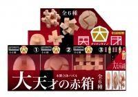 木製立体パズル 大天才の赤箱 6種類セット Doyusha Onlineshop 童友社