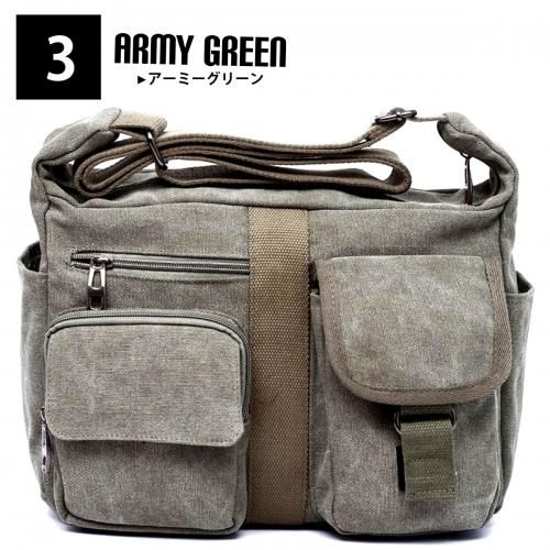全4色!ビンテージキャンバスビッグショルダーバッグ! 男女兼用