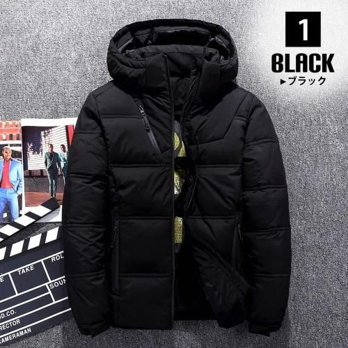 全4色 5サイズ メンズライトフーデッドホワイトダックダウン