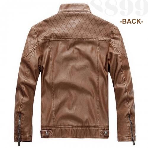 デザインライダースジャケット　ブラウン　茶　L LL 秋冬　長袖　アウターコート デザインライダースジャケット ブラウン 茶 L LL 秋冬 長袖