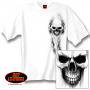 ۥåȥ쥶Ghost Skull Double Sided T-shirt