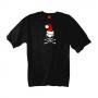 ۥåȥ쥶 Santa Skull Black T-Shirt