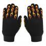 ۥåȥ쥶Yellow & Red Flame Mechanics Gloves