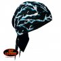 Blue Lightning Headwrap