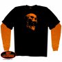 Ancient Skull Orange and Black ThermalTĥUS