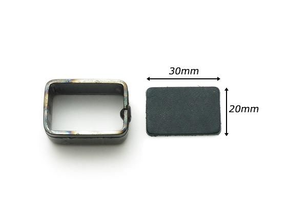 抜き型 長方形 R2 20×30mm H19mm/PA288