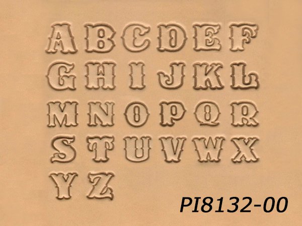 アルファベット刻印セット 特大 約26mm 26文字/PI8132-00