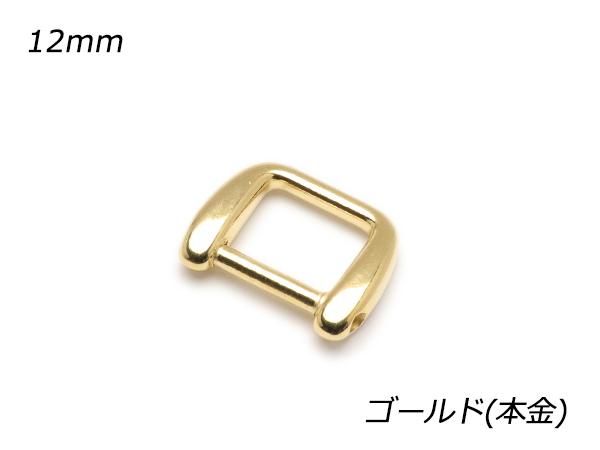 デザイン角丸カン ネジ式 PK02 ゴールド(本金) 内巾12mm 1ヶ デザイン角丸カン ネジ式 PK02 ゴールド(本金) 内巾12mm 1ヶ