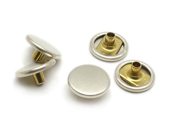 デザインホック フラット 小 スムース ニッケル φ11.5mm 5ヶ/PS2382