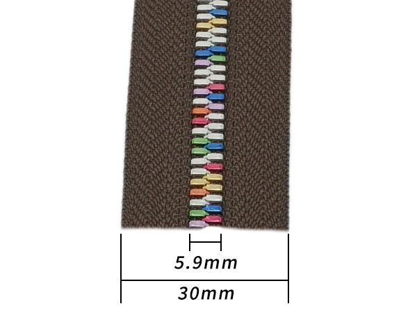 YKK】エクセラファスナー 5号ダブル ルミナ （10cm単位売り） 全