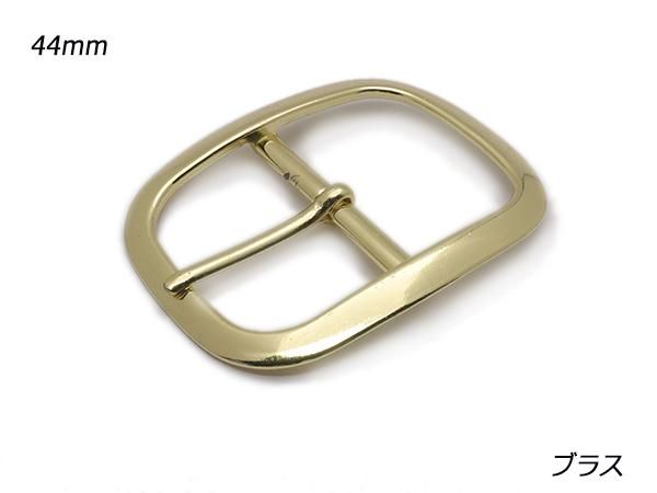 センターバーバックル ブラスメッキ ベルト巾44mm、本体74mm×60mm 1ヶ