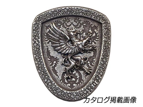 TFラッキョウページ トロフィースタイルバックル ドラゴンの紋章 シルバー