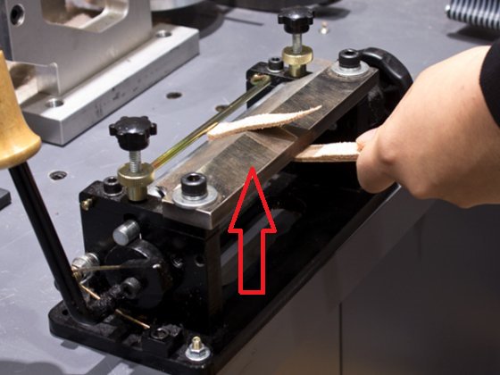 ベルト用革漉き機デラックス用替刃 154mm×21mm/PI3795-01