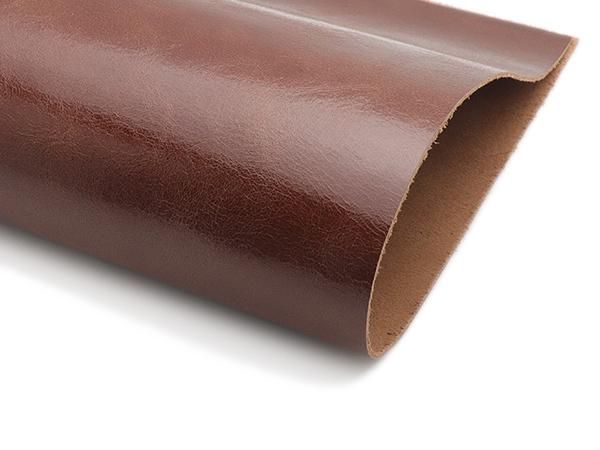 切り革】牛ソフト クラック加工 アンティークチョコレート 35