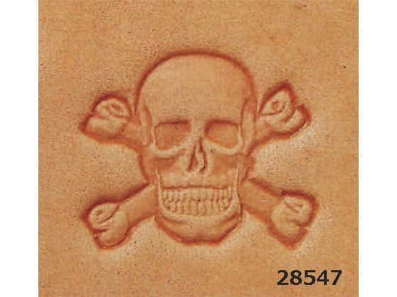 3Dスタンプ（絵刻印) スカル 28547 28mm/CK28547