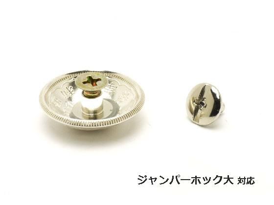 銀貨コンチョ コンチョ 日本古銭 竜20銭 銀貨 竜面 シルバー 22mm ボタン