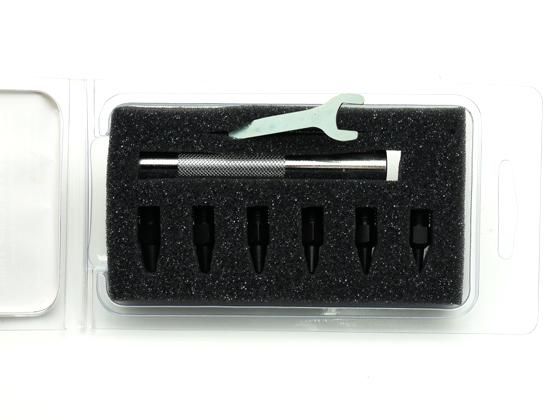 丸穴ポンチセット 小 φ2.0｜2.3｜3.1｜3.5｜4.0｜4.8mm/E50195