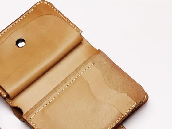 【NPページ】　ハーフウォレット 型紙】ハーフウォレット 9x13cm 厚さ3cm/Pkatagami107