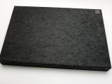 ゴム板 木目調 厚 大 黒 30×20×3cm