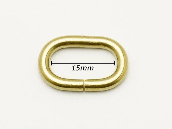 福袋 売れ残り 廃止品＞小判カン 真鍮無垢 内径15mm 2ヶ/S20523 コレクション