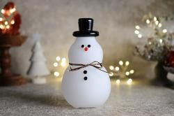 HM glassworksLittle Monsters Xmas Snowman A