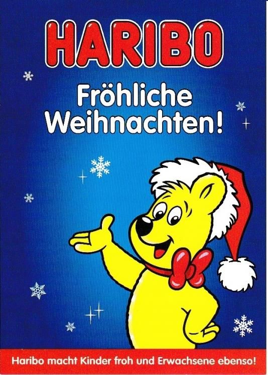 Haribo クリスマスカード Haribo クリスマスカード