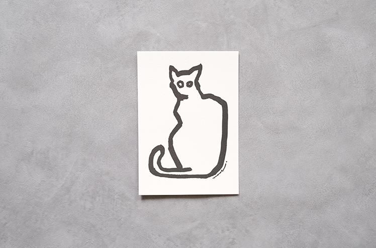 ポストカード「cat」［はしもとなおこ］ - ジジとババオンライン