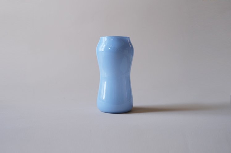 flower vase（gray) [浅沼千安紀]