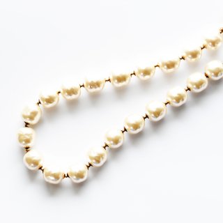 Vintage　Miriam Haskell　1960′s large grains　baroque pearl　necklace