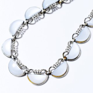 VintageCORO 1950's white color stone necklace