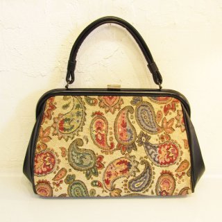 Vintage USA DOVER Paisley Pattern Handbag