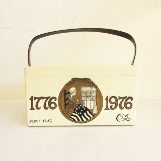 Vintage 1776-1976's Enid Collins FIRST FLAG Box Bag