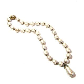 40s Miriam Haskell baroque pearl necklace