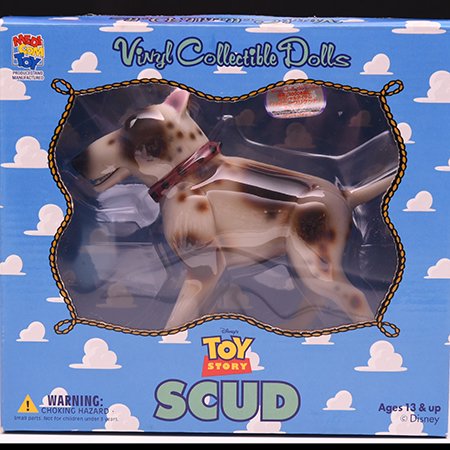 メディコムトイ・VCD 「TOY STORY・SCUD」・箱の高さ18cm - プロレスマスク・グッズ等の専門店【デポマート  －DEPOMART－】です。 人気の商品からレアな商品まで当店独自の商品展開にて皆様をお待ちしております。