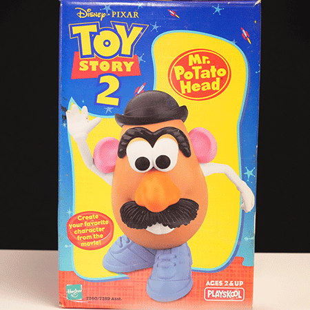 HASBRO・TOY STORY2「ミスター・ポテトヘッド」箱の高さ25cm - プロレスマスク・グッズ等の専門店【デポマート  －DEPOMART－】です。 人気の商品からレアな商品まで当店独自の商品展開にて皆様をお待ちしております。