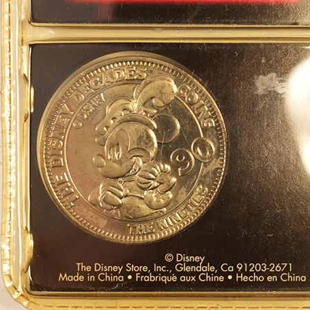 「ディズニーストア」the Disney decades coins