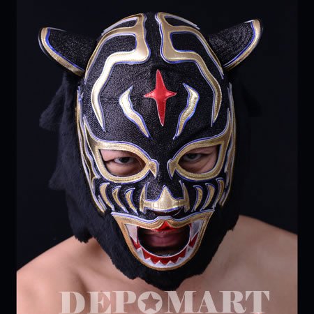 ブラック タイガーv 14年複数試合使用 プロレスマスクの専門店 デポマート Depomart