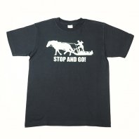 STOP and GO Tシャツ（ネイビー）【レターパック対応】