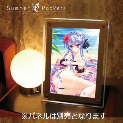Summer Pockets REFLECTION BLUE<br>空門蒼 水着<br>ピカットパネル用Ａ４イラストフィルム