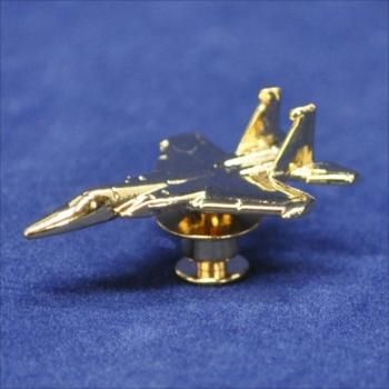 航空自衛隊F-15 3Dピンバッジ GOLD - ミリタリーショップJieitai.net