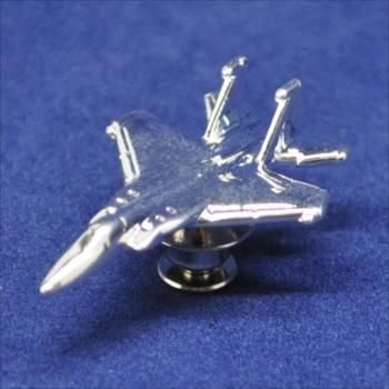 航空自衛隊F-15イーグル3Dピンバッジ SILVER - ミリタリーショップJieitai.net