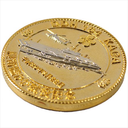 護衛艦かが就役記念メダル スタンド型ケース入り