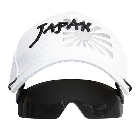 海上自衛隊JAPAN帽子White Ver.(一般)Ｆ クリップサングラス付き