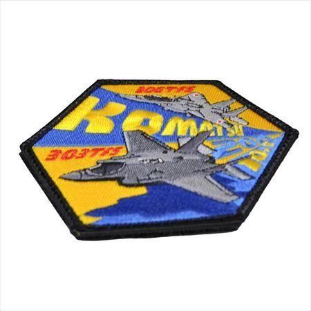 新品未使用　航空自衛隊　204飛行隊　創隊60周年記念　ブラックアウト　パッチ 航空自衛隊 那覇 第204飛行隊 NAHA 204 SQ ソフト ワッペン パッチ