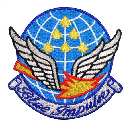 航空自衛隊　ブルーインパルス　聖火到着式イベント記念フライト　ワッペン
